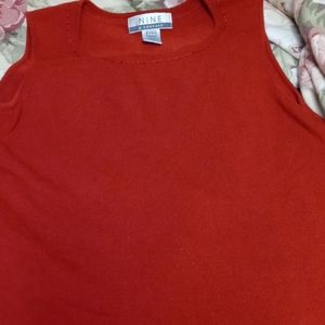 Red NINE and COMPANY vest